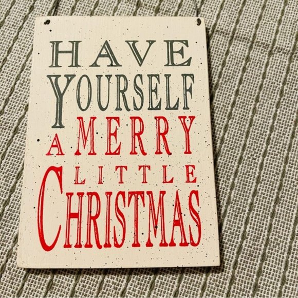 Mini Christmas Hanging Sign - Picture 2 of 6